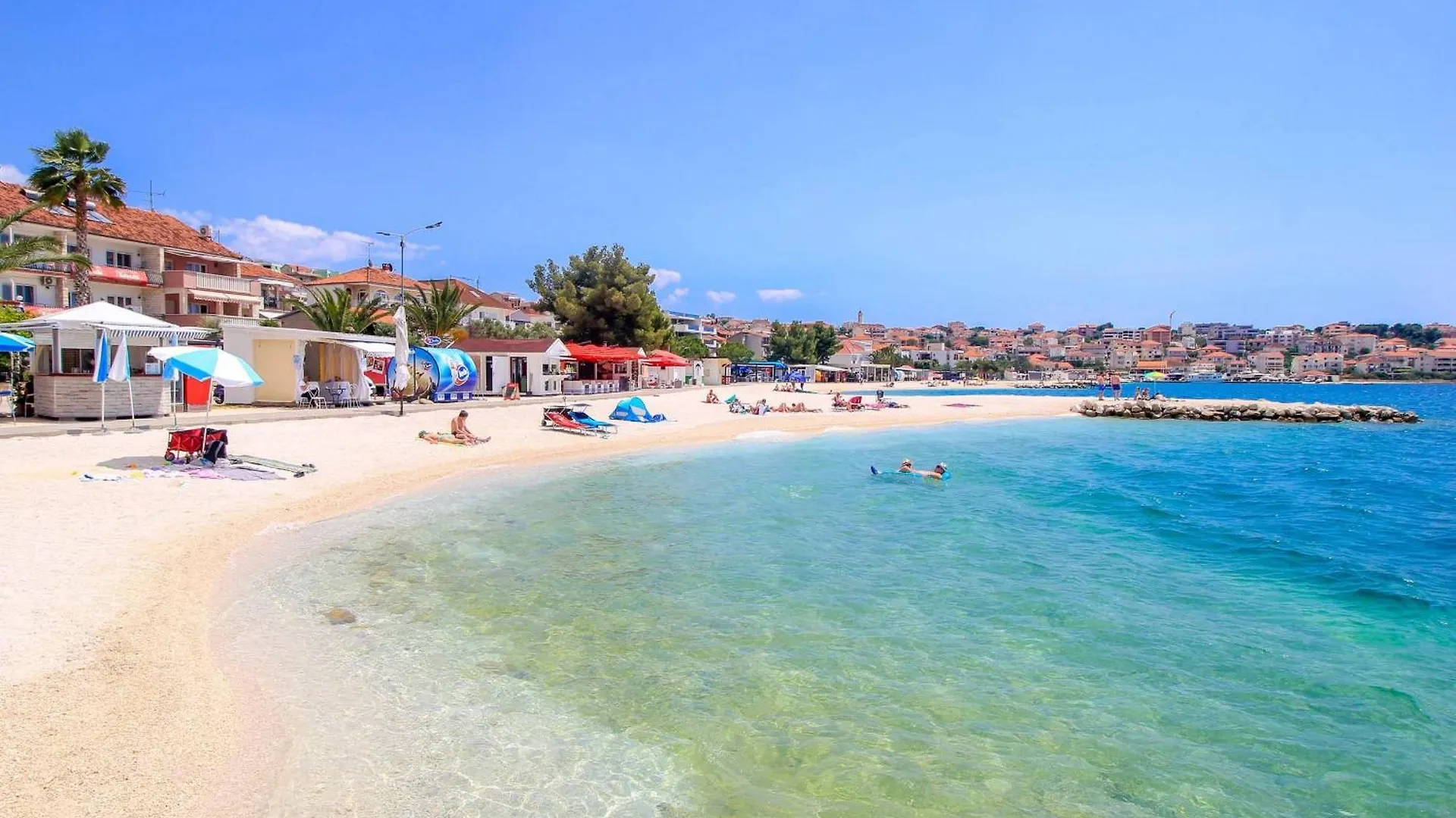 Penthouse Apartment Lux With A Panoramic View, Located On The Beachfront Of Ciovo-Trogir